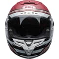 Miniatyrbild 4 av 8: Bell Moto Fullt Ansikte Hjälm Race Star Flex Dlx Röd,Vit S