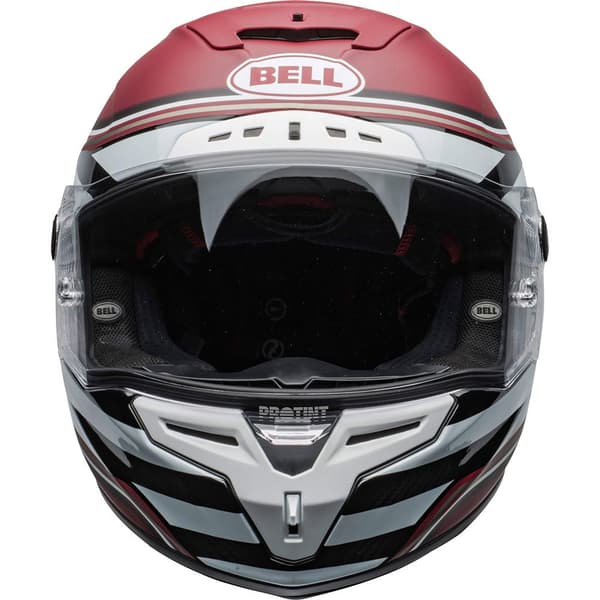 Bell Moto Fullt Ansikte Hjälm Race Star Flex Dlx Röd,Vit S