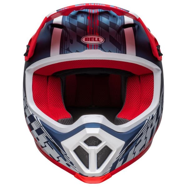 Bell Moto Motocross Hjelm Mx-9 Mips Offset Hvid,Blå L