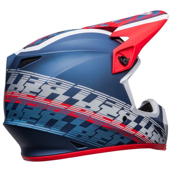 Bell Moto Motocross Hjelm Mx-9 Mips Offset Hvid,Blå L