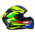 Miniatyrbillede 2 af 3: Mt Helmets Fuld Ansigtshjelm Revenge 2 Kley A3 Grøn S