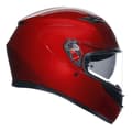 Miniatyrbild 5 av 7: Agv Fullt Ansikte Hjälm K3 E2206 Mplk Röd XS