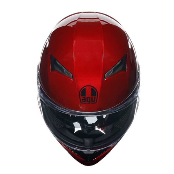Agv Fullt Ansikte Hjälm K3 E2206 Mplk Röd XS