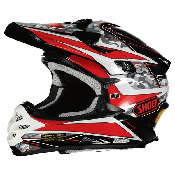 Shoei Motocrosshjälm Vfx-w Turmoil Tc1 Flerfärgad S