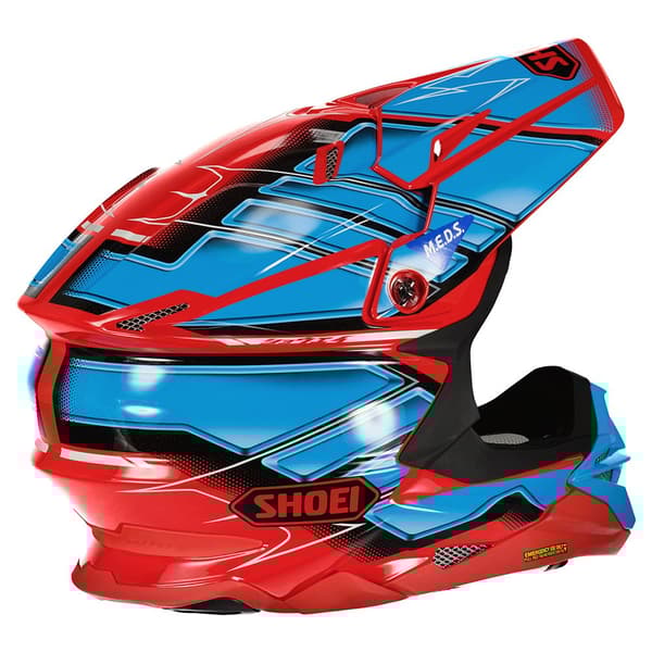 Shoei Motocross Kypärä Vfx-wr Glaive Tc1 Sininen,Pinkki XL