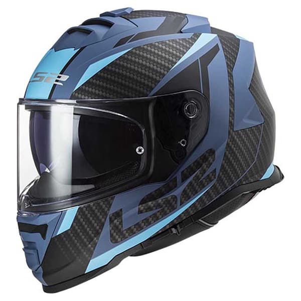Ls2 Koko Kasvot Kypärä Ff800 Storm Ii Racer Sininen M