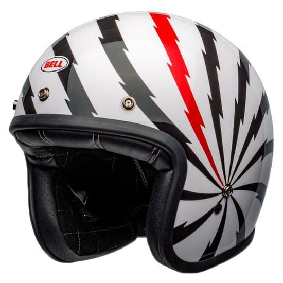Bell Moto Öppen Ansikts Hjälm Custom 500 Se Vit S