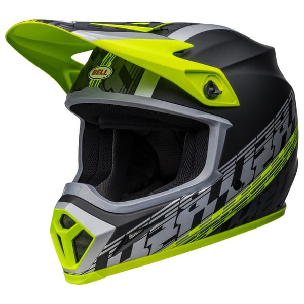 Bell Moto Motocross Hjelm Mx-9 Mips Offset Gul,Sort M