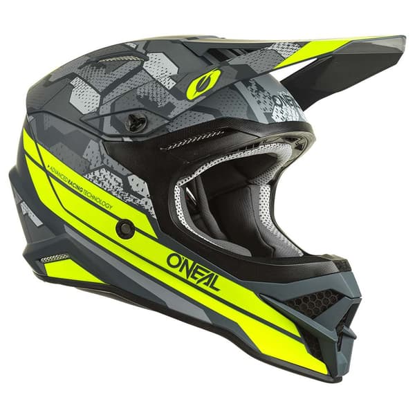 Oneal Motocrosshjälm 3 Series Camo Grå S