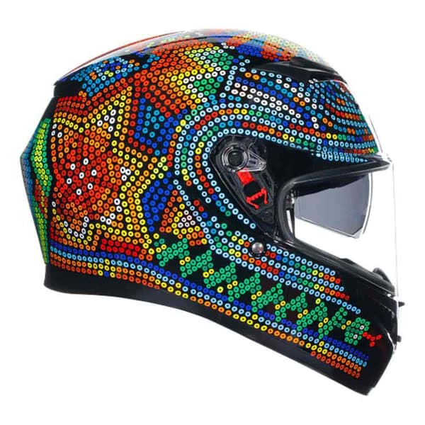 Agv Fullt Ansikte Hjälm K3 E2206 Mplk Flerfärgad L