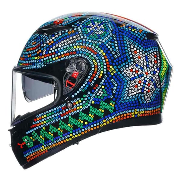 Agv Fullt Ansikte Hjälm K3 E2206 Mplk Flerfärgad L