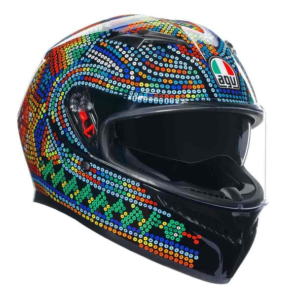 Agv Fullt Ansikte Hjälm K3 E2206 Mplk Flerfärgad L