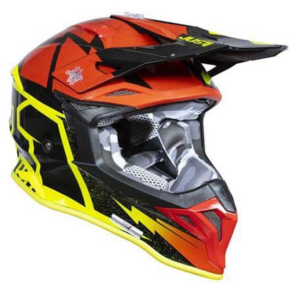 Just1 Motocross Hjelm J39 Poseidon Flerfarvet L