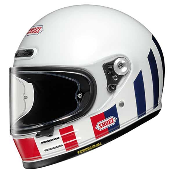 Shoei Fullt Ansikte Hjälm Glamster 93 Retro Tc10 Vit XS