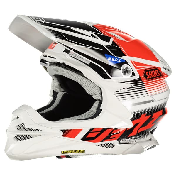 Shoei Motocross Kypärä Vfx-wr Zinger Tc1 Monivärinen XS