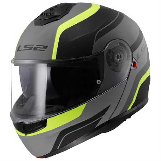 Ls2 Modulær Hjelm Ff908 Strobe Ii Monza Sort 2XL