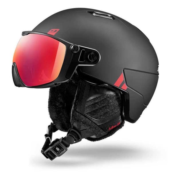 Julbo Hjelm Globe Evo Sort 58-62 cm / Flash Rouge/Reactiv CAT1-3
