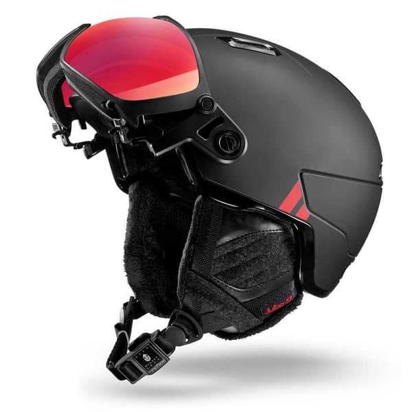 Julbo Hjelm Globe Evo Sort 58-62 cm / Flash Rouge/Reactiv CAT1-3