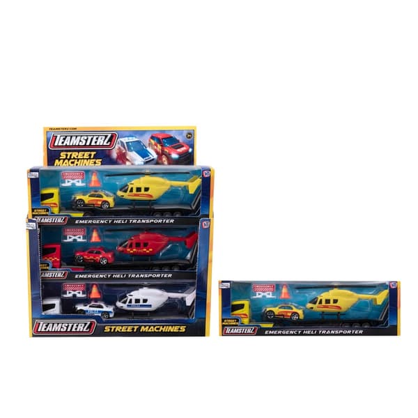TEAMSTERZ Die-cast playset Heli transporter, 26 cm