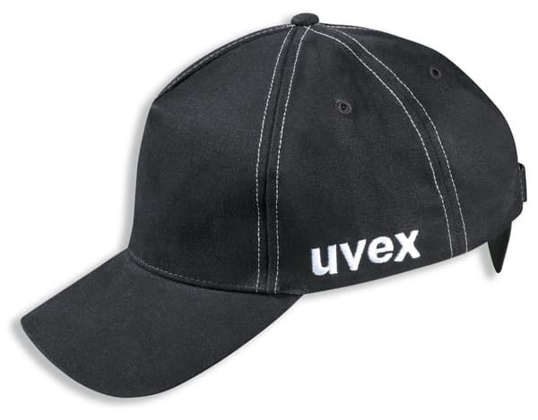 UVEX Protinárazová čepice - u-cap sport, vel. 55 - 59 /černá /kšilt 7cm /tvrdá skořepina z ABS /textilní čapice z bavlny