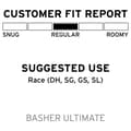 Miniatyrbillede 2 af 2: Shred Hjelm Basher Ultimate Sort S-M