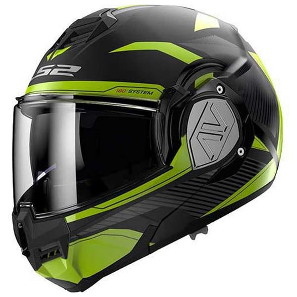 Ls2 Modulær Hjelm Ff906 Advant Revo Sort 3XL
