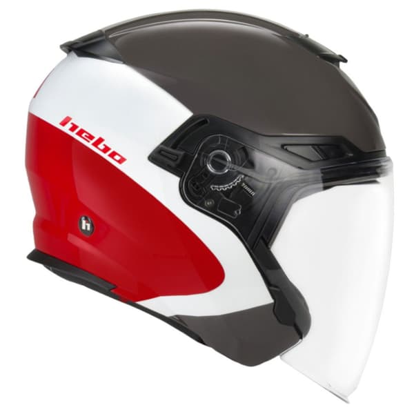 Hebo Öppen Ansikts Hjälm G-263 Tmx Röd,Svart XL