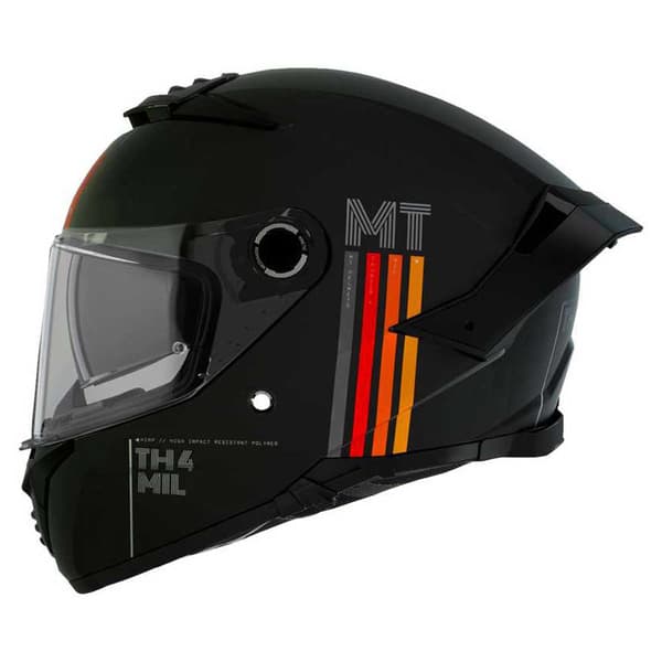 Mt Helmets Fullt Ansikte Hjälm Thunder 4 Sv Mil A11 Svart XS