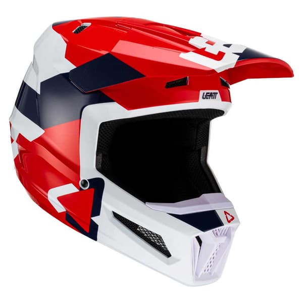 Leatt Motocrosshjälm 2.5 V23 Röd,Vit L