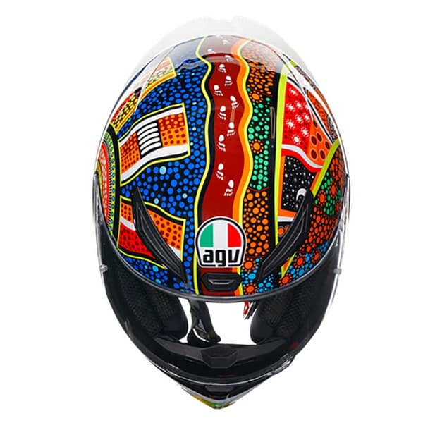 Agv Fullt Ansikte Hjälm K1 S E2206 Flerfärgad S