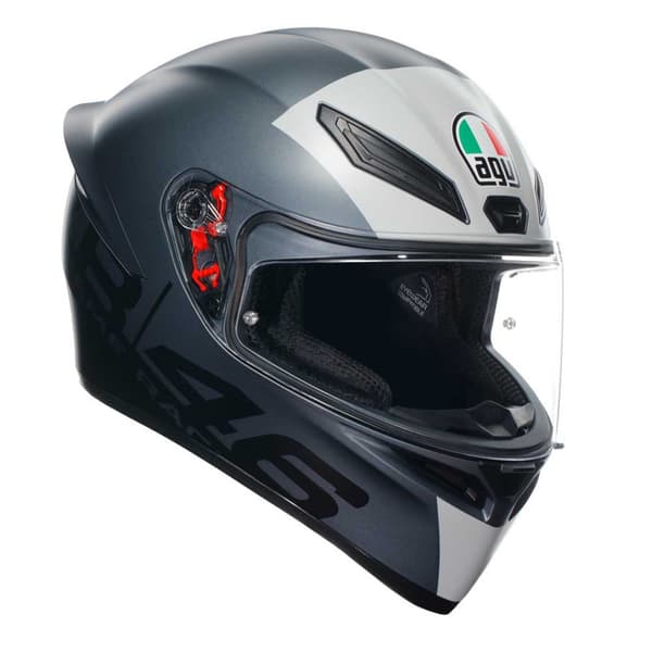 Agv Fullt Ansikte Hjälm K1 S E2206 Grå L
