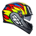 Miniatyrbild 5 av 7: Agv Fullt Ansikte Hjälm K3 E2206 Mplk Flerfärgad L