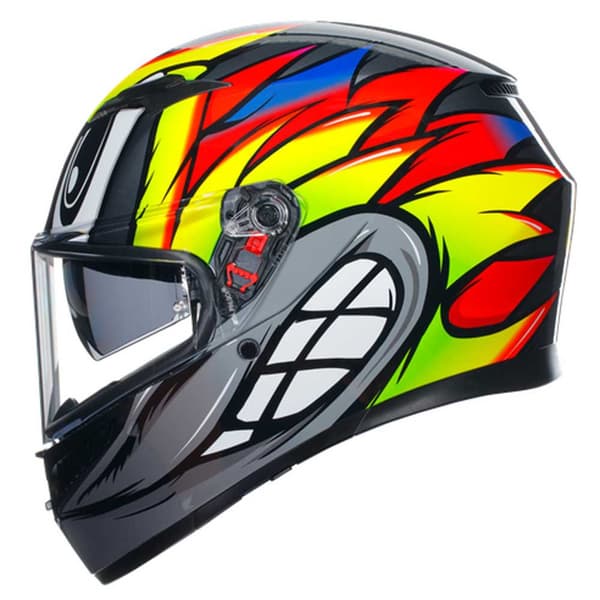 Agv Fullt Ansikte Hjälm K3 E2206 Mplk Flerfärgad L