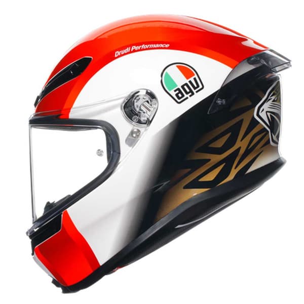 Agv Fuld Ansigtshjelm K6 S E2206 Mplk Rød,Hvid S