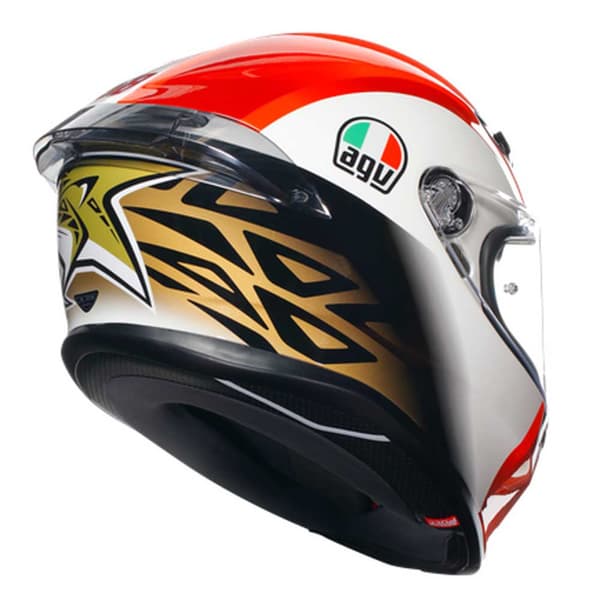 Agv Fuld Ansigtshjelm K6 S E2206 Mplk Rød,Hvid S