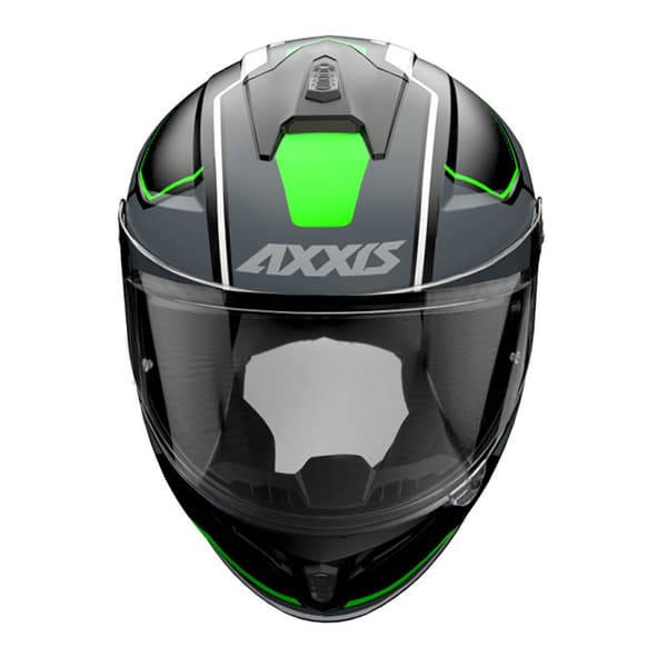 Axxis Fullt Ansikte Hjälm Ff112c Draken S Sonar B16 Grönt XL