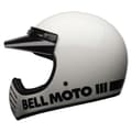 Miniatyrbillede 8 af 8: Bell Moto Motocross Hjelm Moto3 Classic Hvid XL