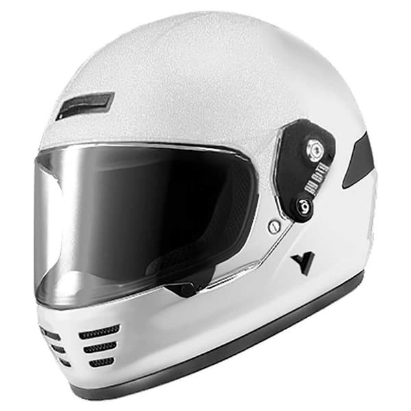 By City Fuld Ansigtshjelm Rider Hvid L