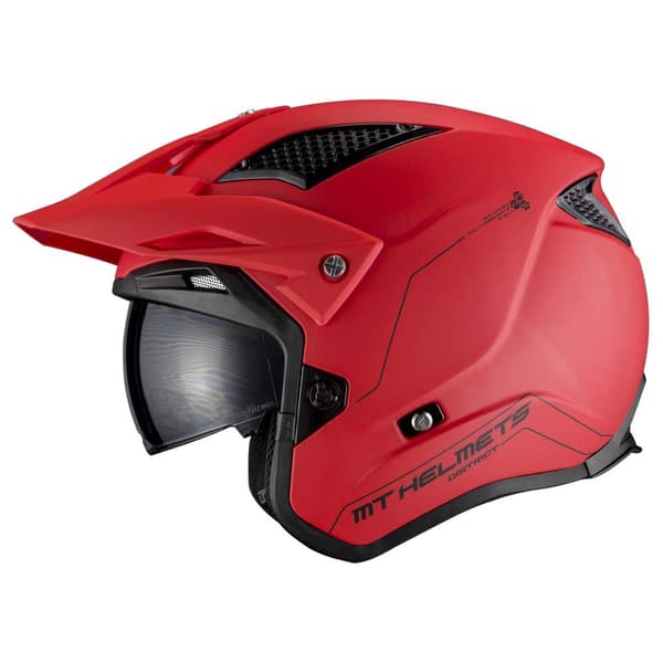 Mt Helmets Avaa Kasvokypärä District Sv S Solid Punainen M