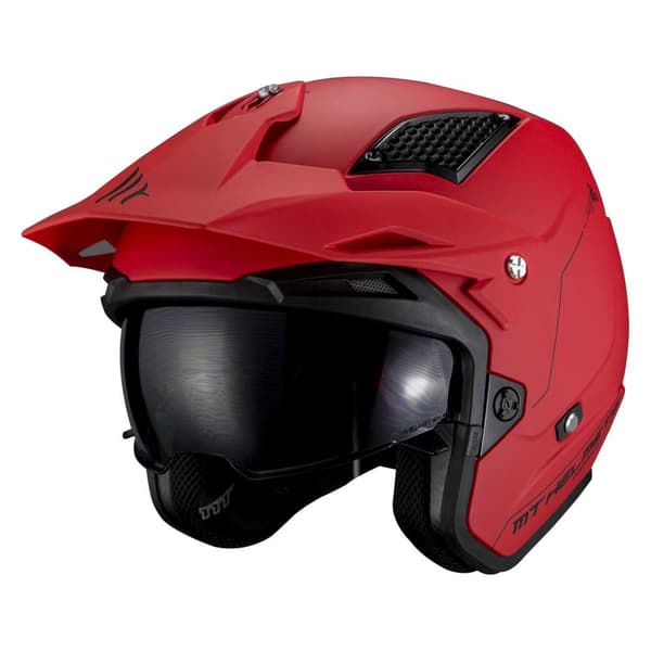 Mt Helmets Avaa Kasvokypärä District Sv S Solid Punainen M