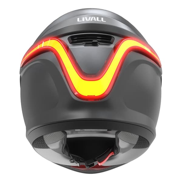 Livall Fullt Ansikte Hjälm Mc1 Smart Svart L