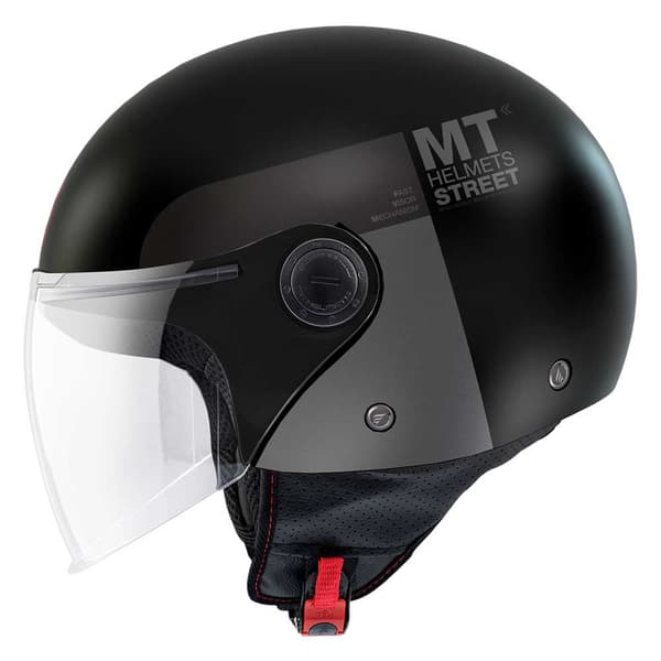 Mt Helmets Åben Ansigtshjelm Street S Inboard Sort XL