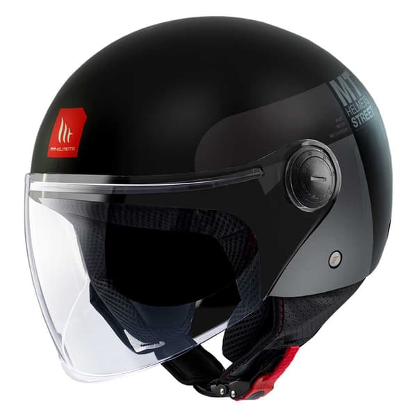 Mt Helmets Åben Ansigtshjelm Street S Inboard Sort XL