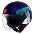 Miniatyrbild 1 av 2: Mt Helmets Öppen Ansikts Hjälm Street S Inboard Blå S