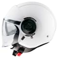 Miniatyrbillede 2 af 2: Mt Helmets Åben Ansigtshjelm Viale Sv S Solid Hvid L