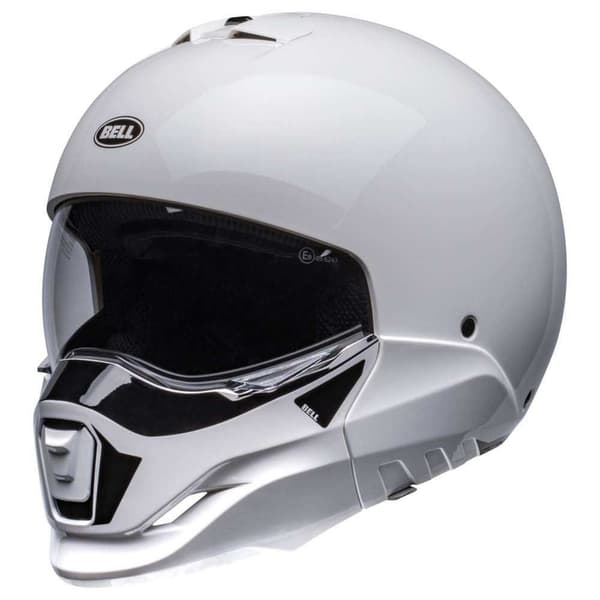 Bell Moto Konvertibel Hjelm Broozer Hvid L
