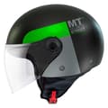 Miniatyrbillede 2 af 2: Mt Helmets Åben Ansigtshjelm Street S Inboard Sort XS