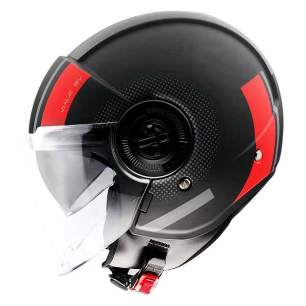 Mt Helmets Åben Ansigtshjelm Viale Sv S 68 Unit Rød,Sort L