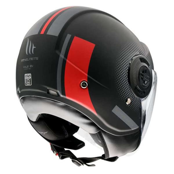 Mt Helmets Åben Ansigtshjelm Viale Sv S 68 Unit Rød,Sort L
