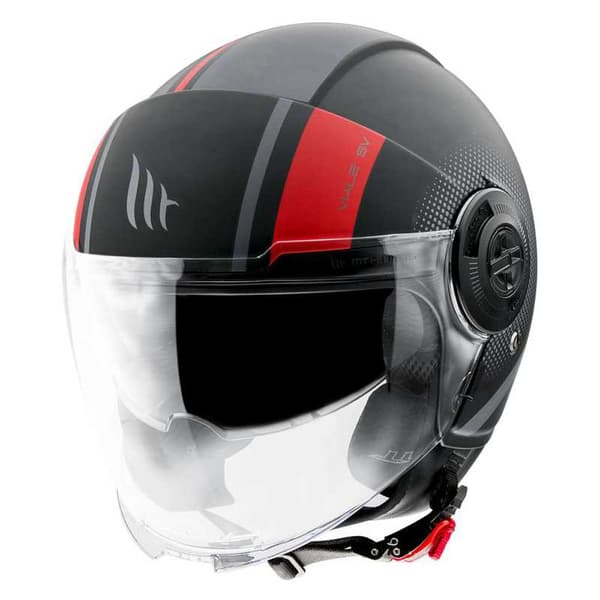 Mt Helmets Åben Ansigtshjelm Viale Sv S 68 Unit Rød,Sort L